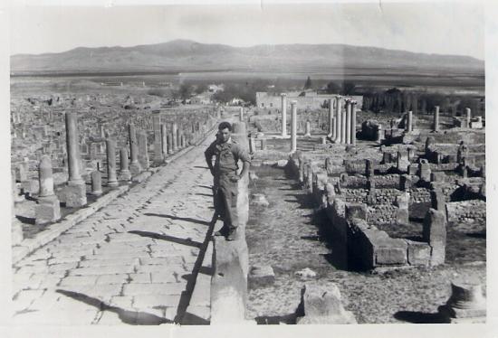 Excurtion du 17ème en 1961 aux ruines de Timgad