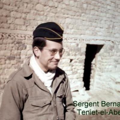 Sergent Bernard Lefort à Teniet - el- Abed en 1960